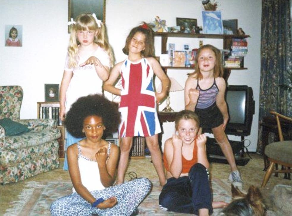 A Spice Girls-themed birthday party in the mid-1990s