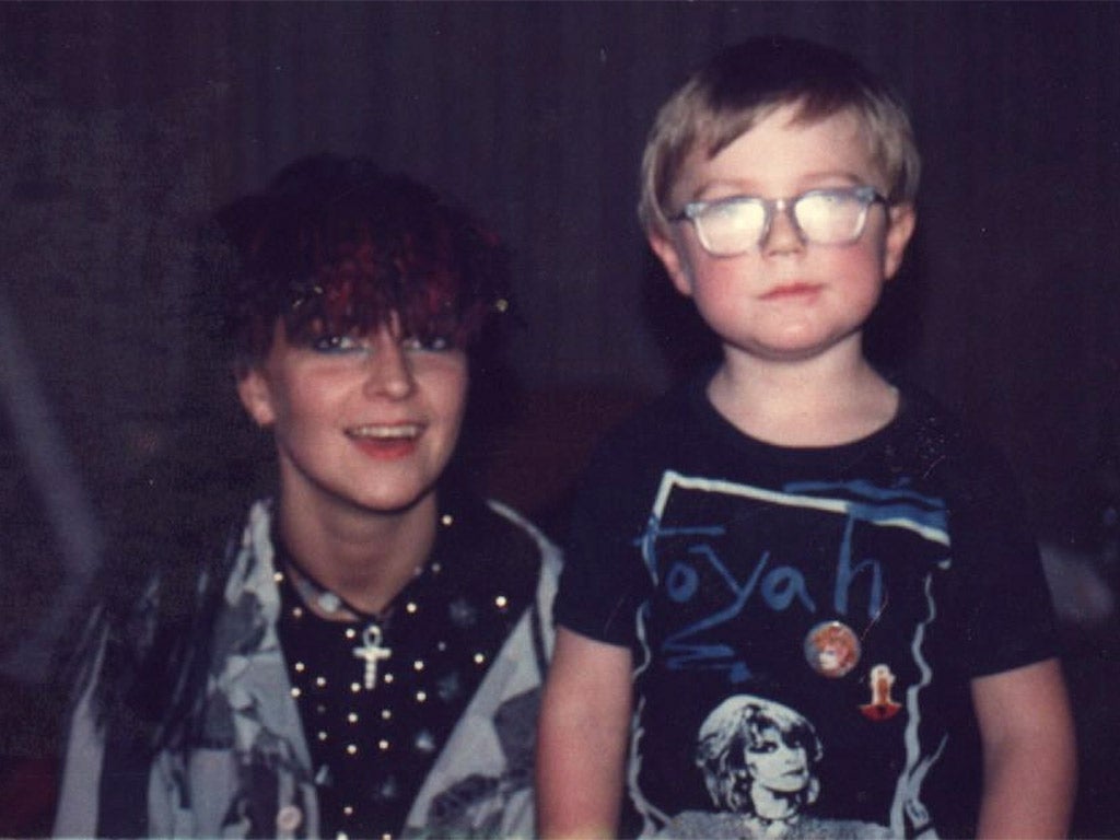 Punk singer Toyah Wilcox with lifelong fan Craig Astley in 1983