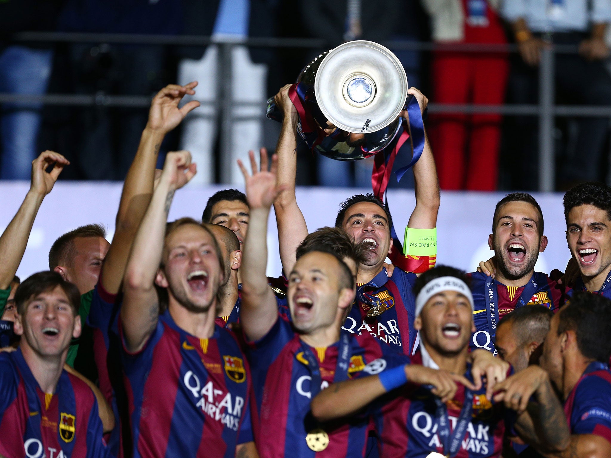 Barcelona won the Uefa Champions League in 2014/15