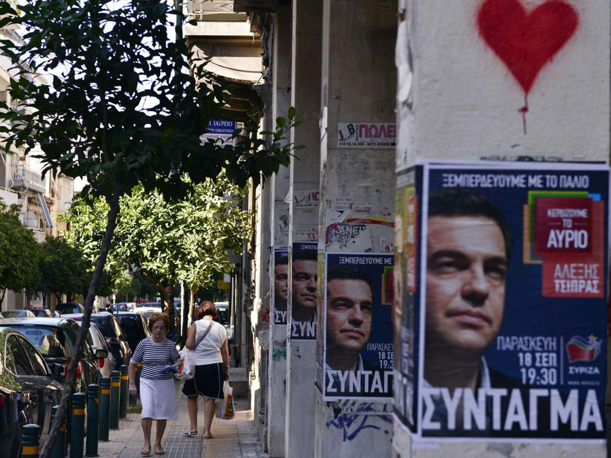 Many former Syriza voters abandoned the party after its then leader Alexis Tsipras bowed to international pressure to sign the agreement on a third bailout