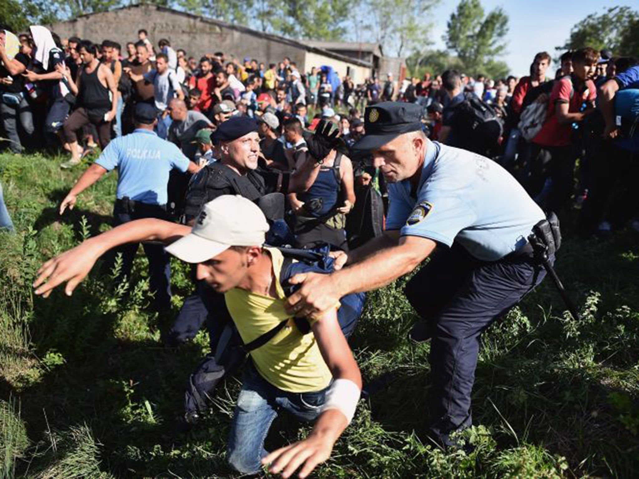 Serbia's border with Croatia has become the latest flashpoint in Europe's refugee crisis