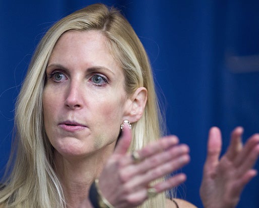 Ms Coulter once said Mr Trump's proposed ban on Muslims 'did not go far enough'