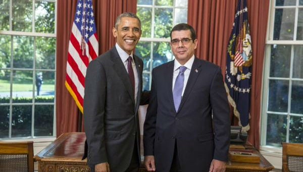 Jose Cabanas and Barack Obama