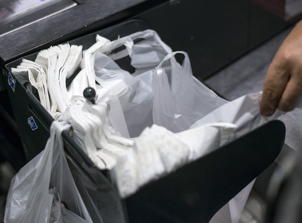 The 5p charge on plastic bags is being extended to England on October 5