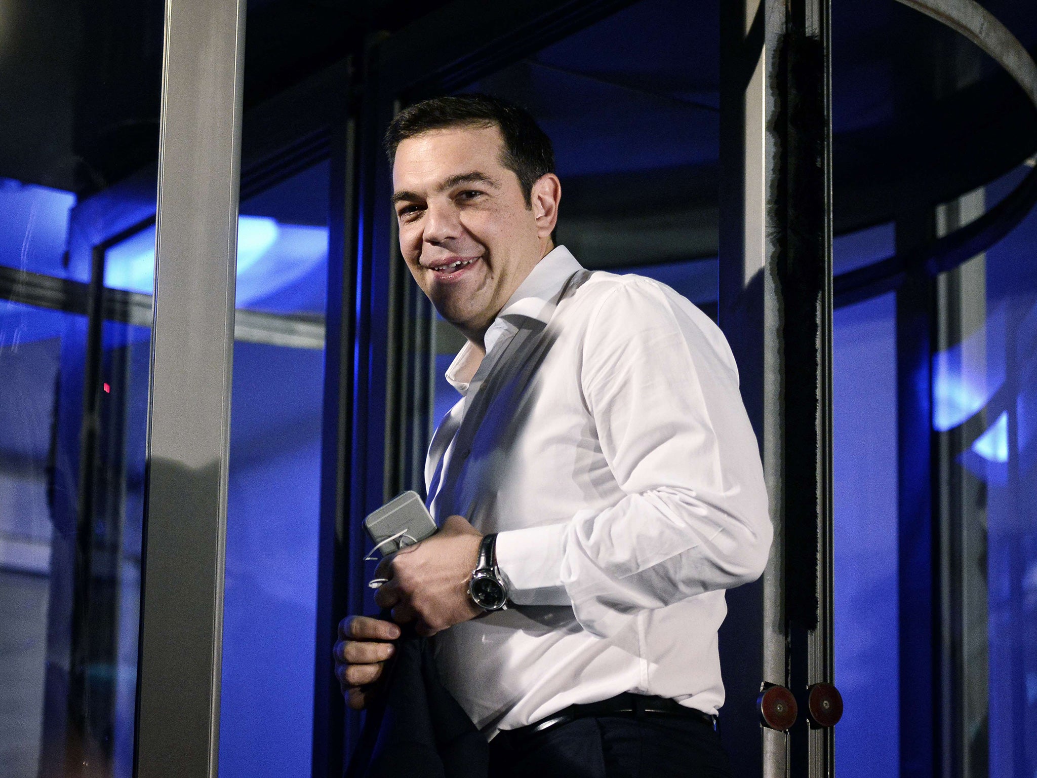 Former Greek Prime Minister and leader of Syriza Alexis Tsipras is neck and neck with the right-wing Vangelis Meimarakis