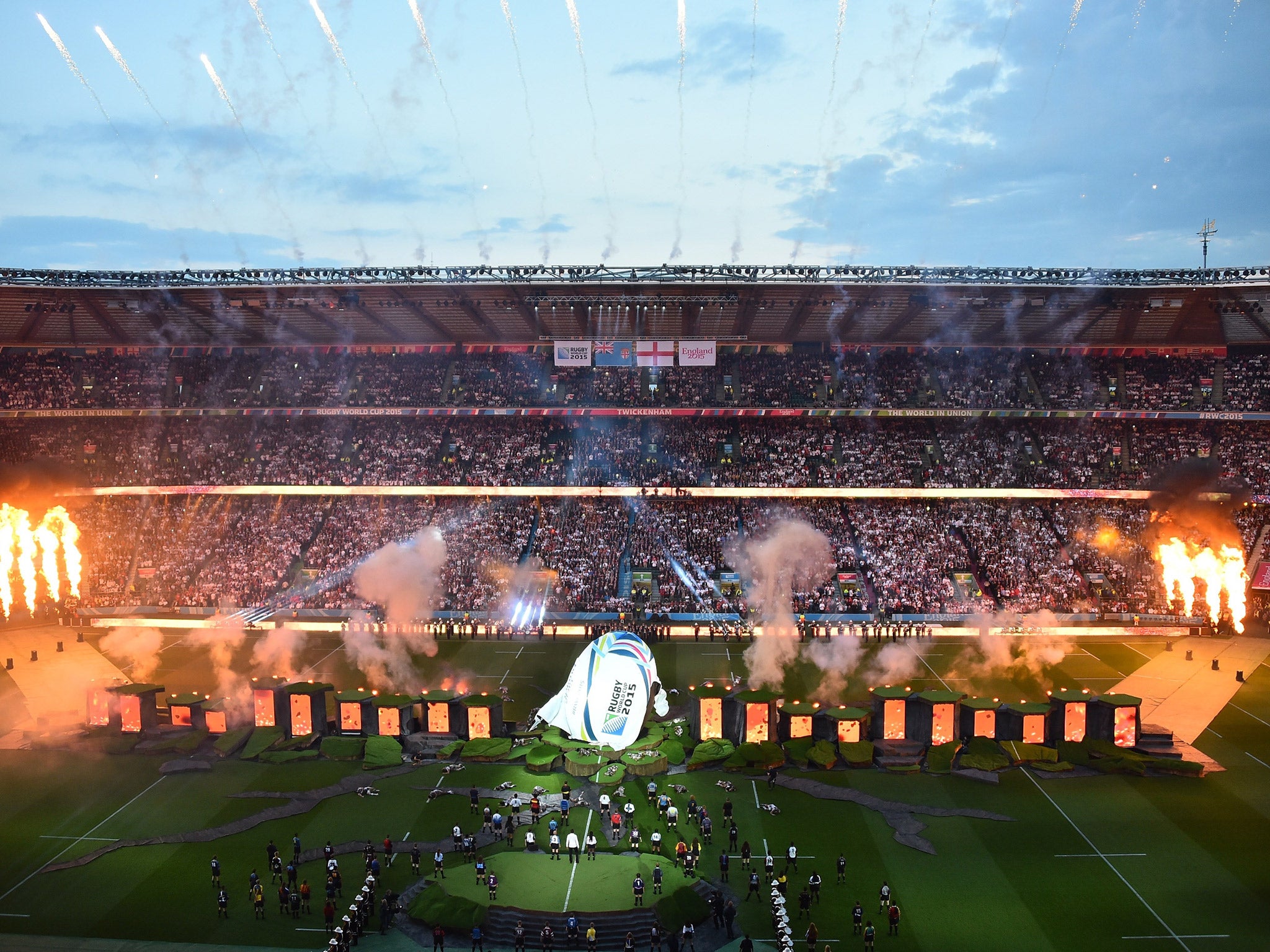 The Rugby World Cup 2015 opening ceremony