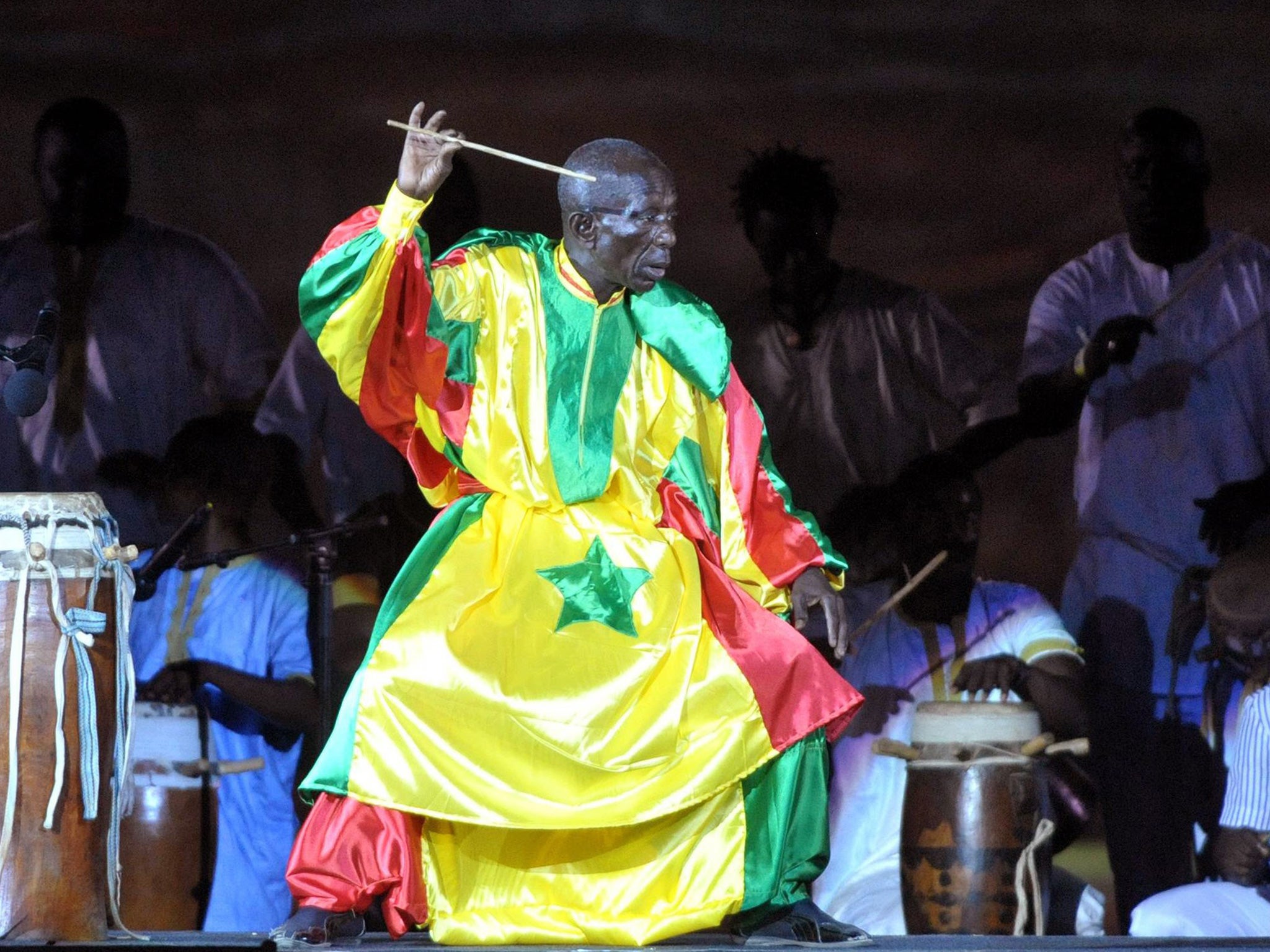 N’Diaye in Senegal in 2010: ‘the mathematician of rhythm’