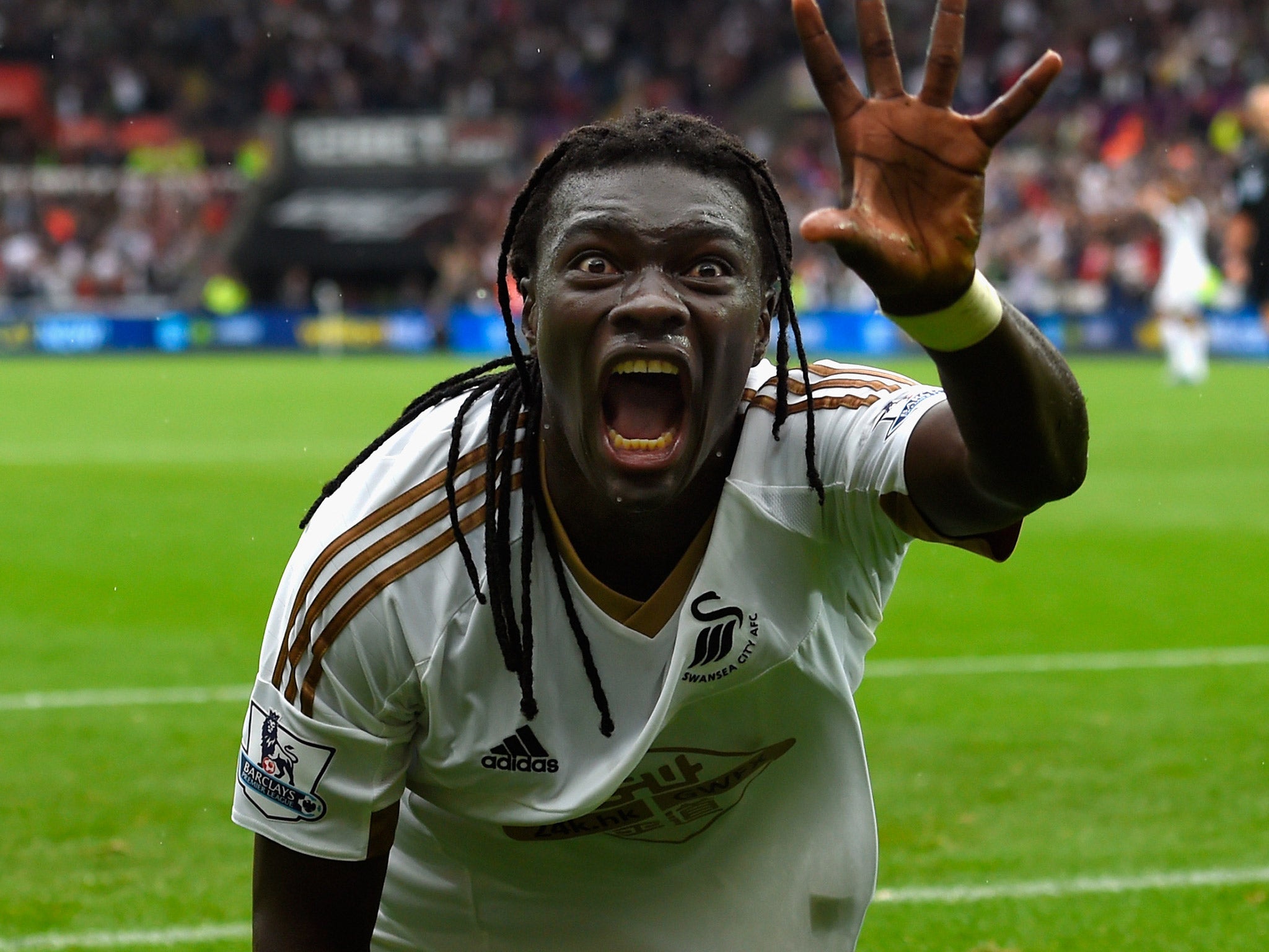 Gomis' frankly wonderful celebration couldn't save him