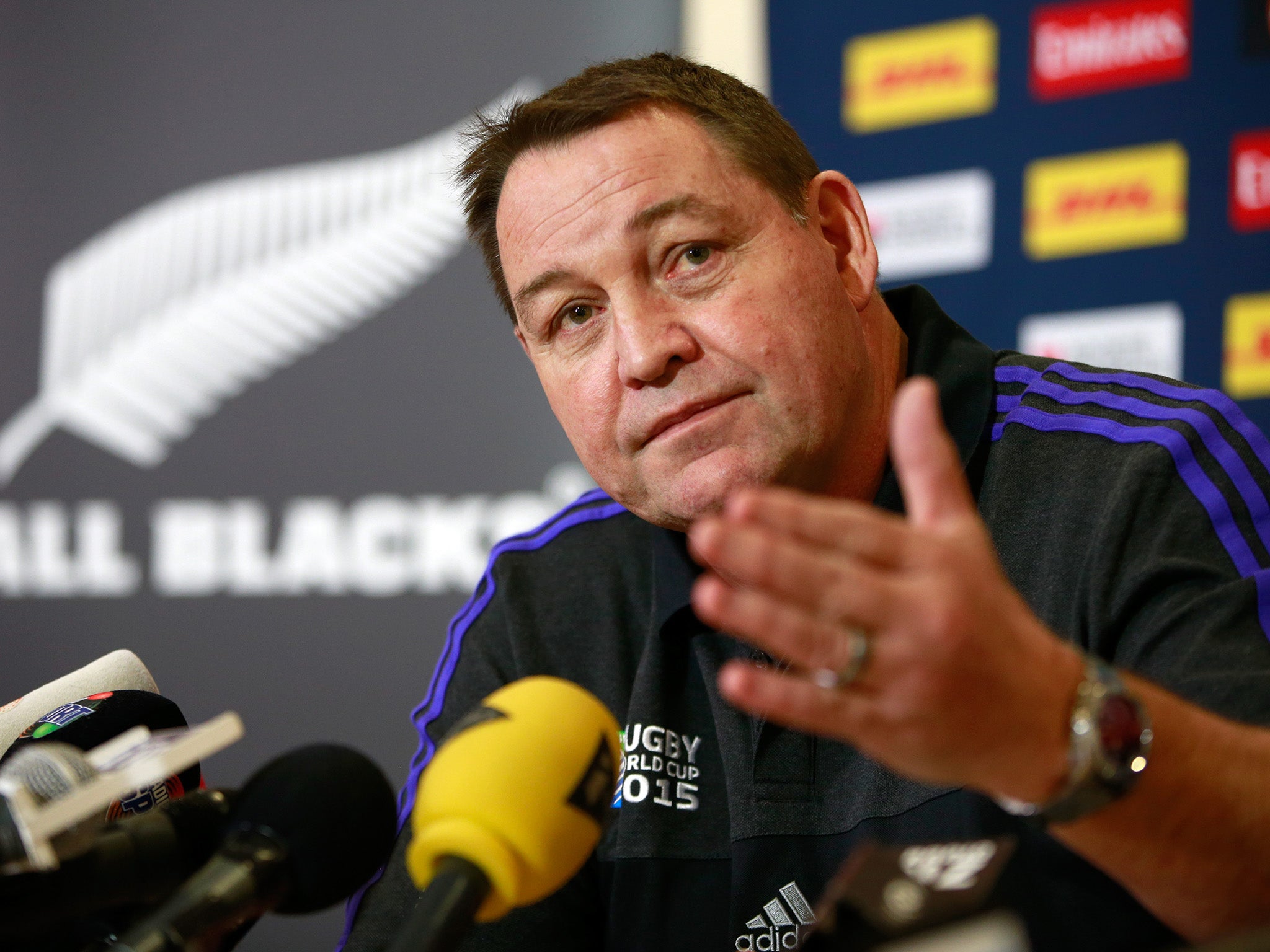 All Blacks coach Steve Hansen is playing the humility card