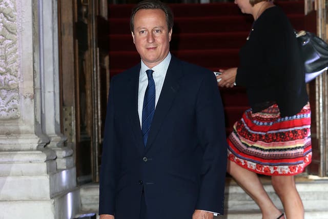 David Cameron attests to giving speeches on a full bladder