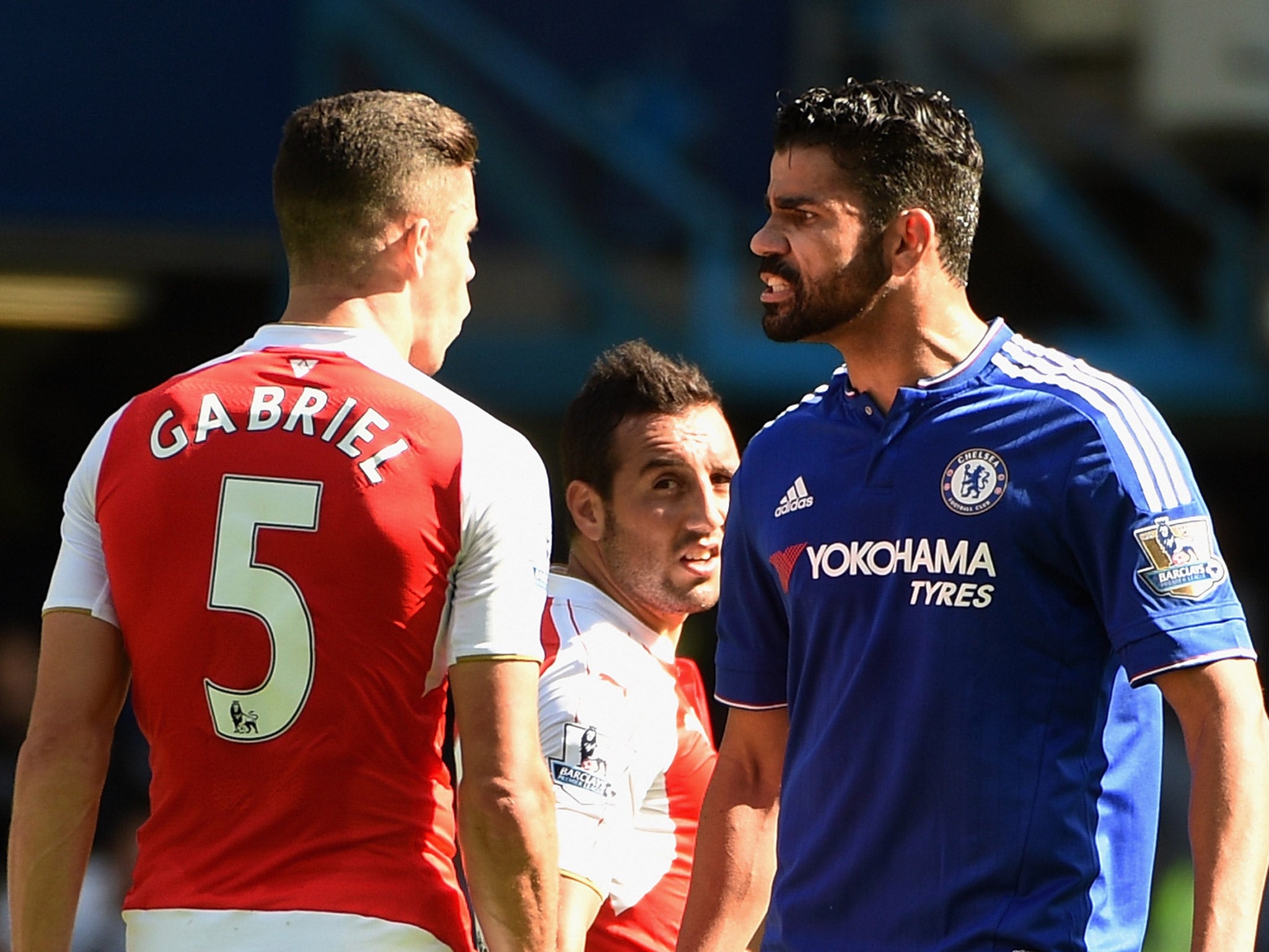 Diego Costa vs Gabriel video: The Chelsea striker and Arsenal defender involved in heated clash back while playing in Spain back in 2013 | The Independent | The Independent