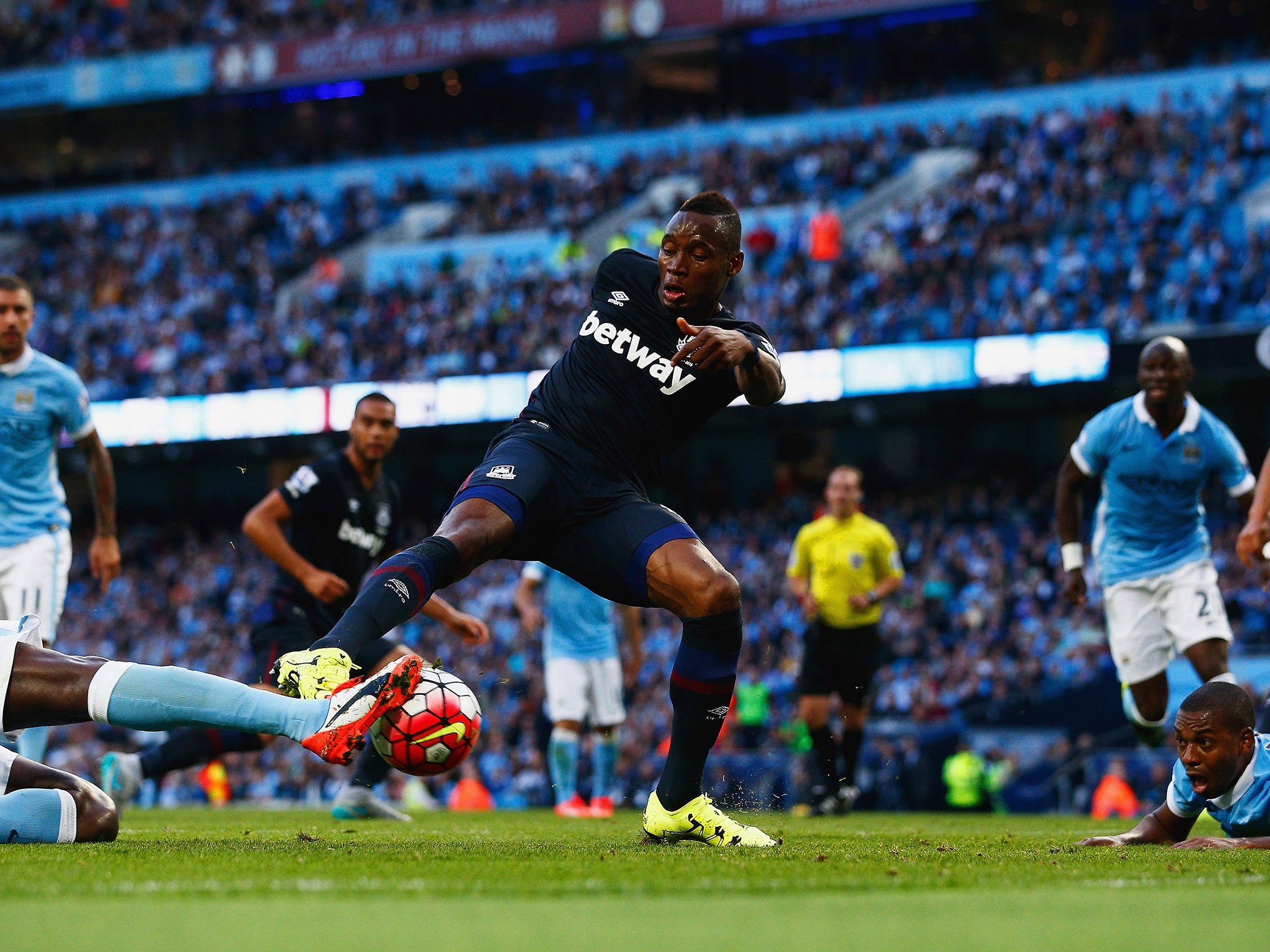 Diafra Sakho reacted quickest to score the second