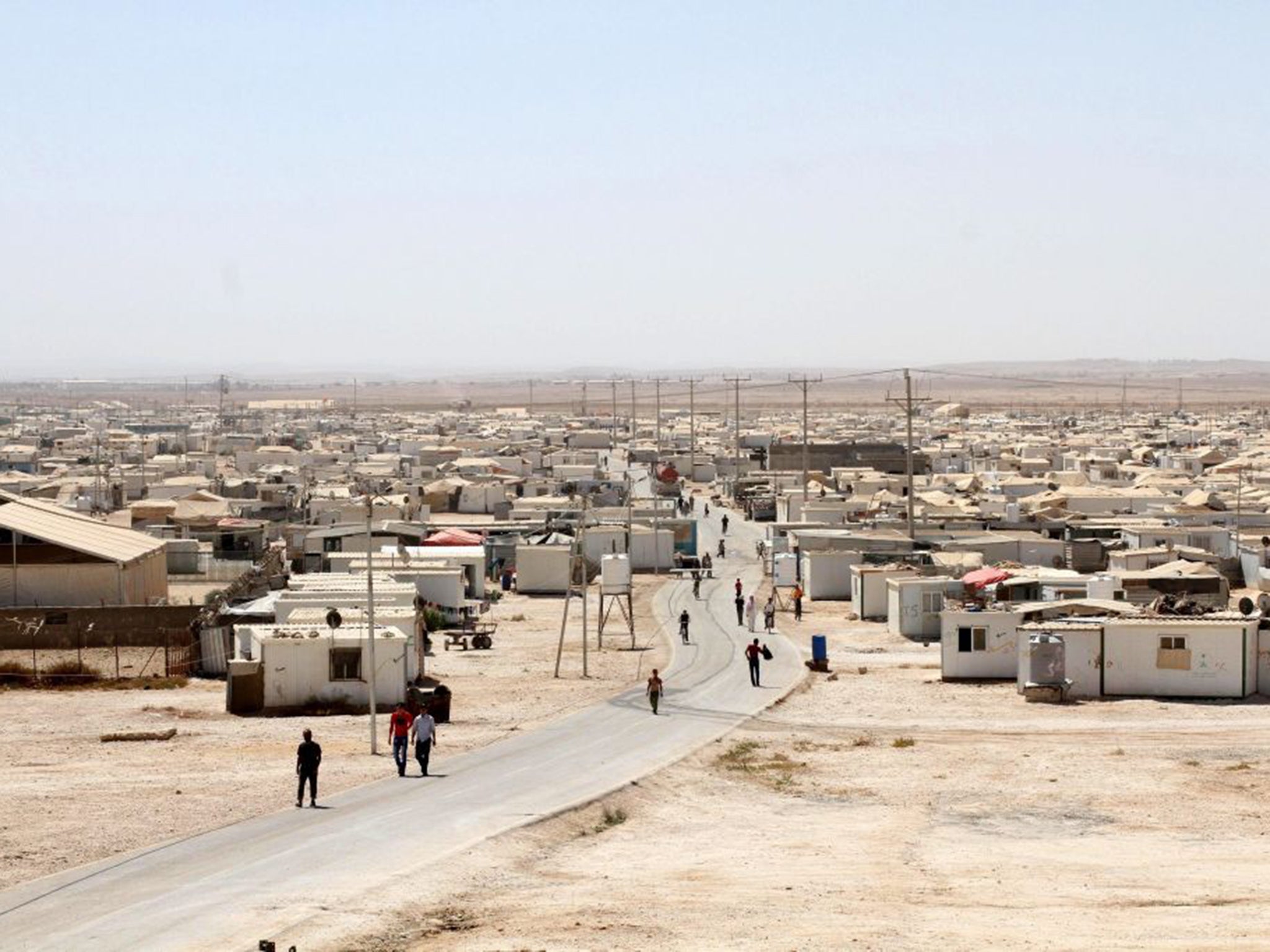 The Zatari Camp near Mafraq has become the country's fifth-largest city in terms of population due to the influx of Syrian refugees