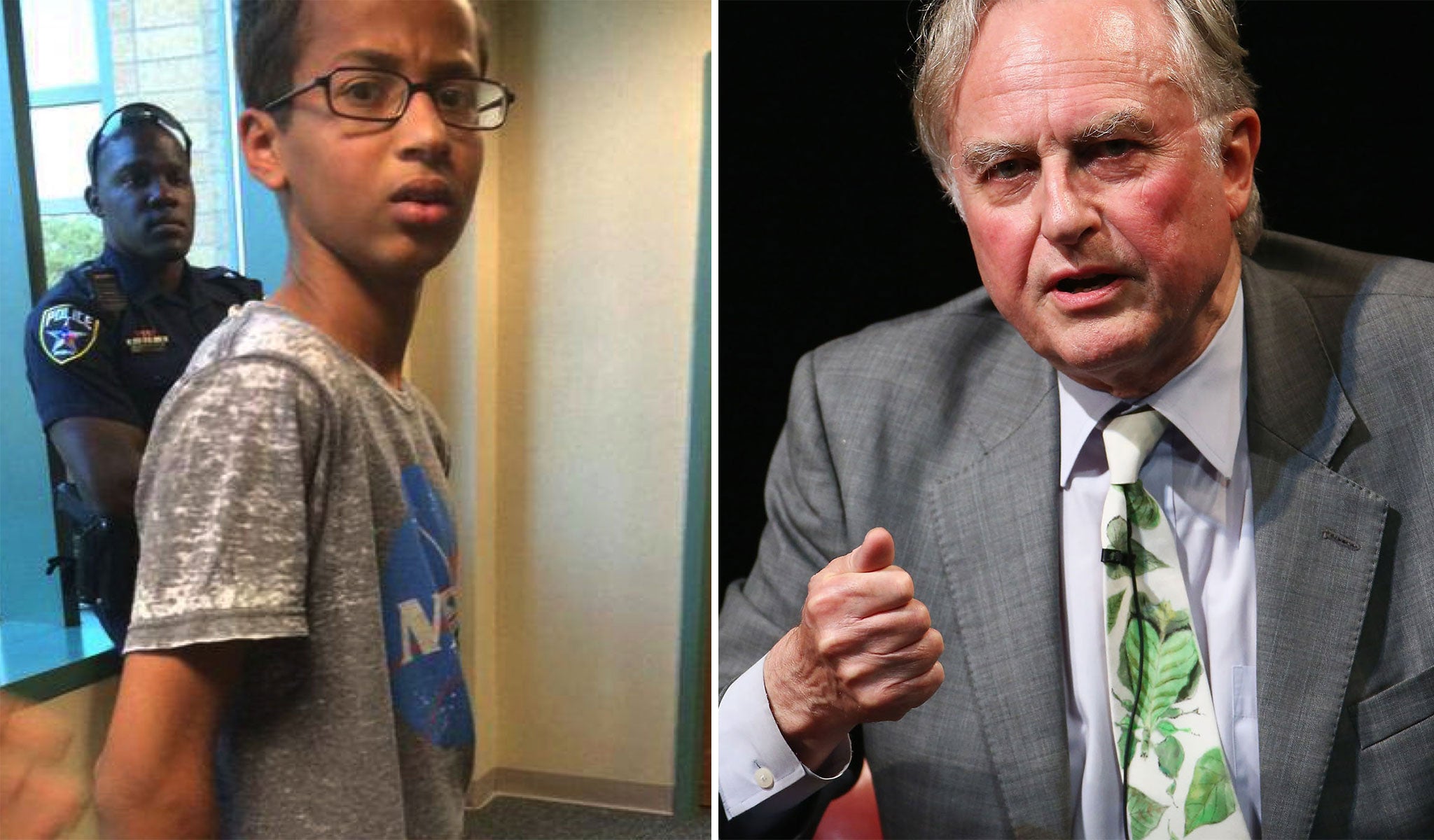 Richard Dawkins suggested Ahmed Mohamed was old enough to take responsibility for suing his American school