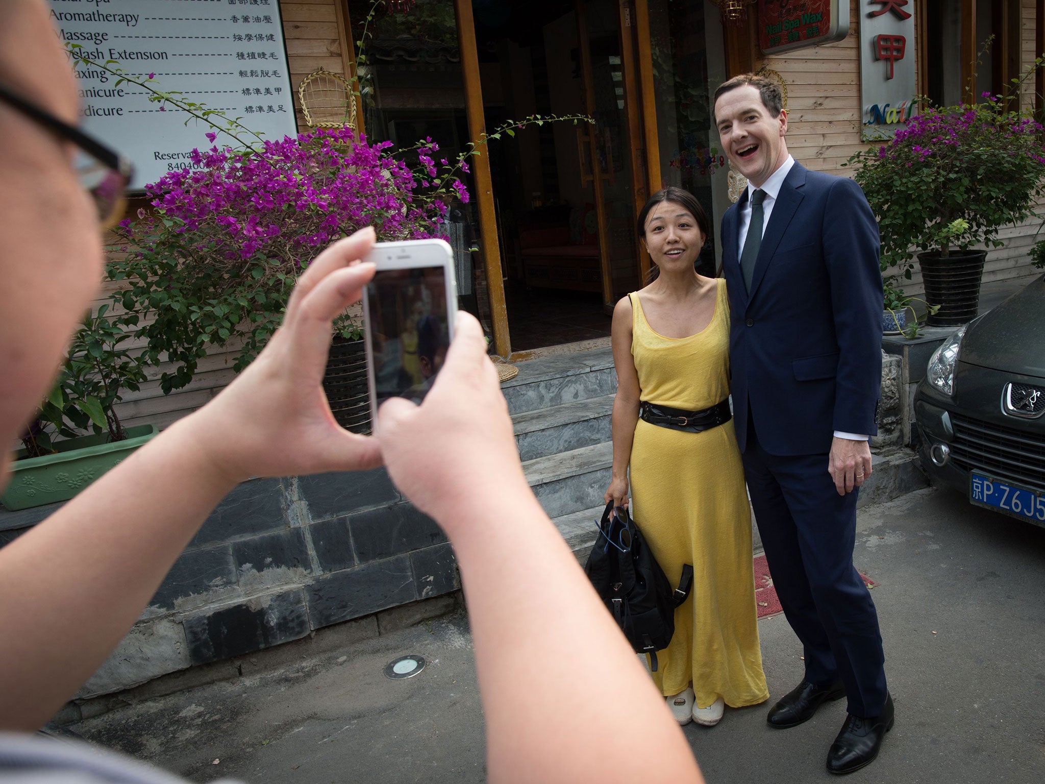 George Osborne is visiting Beijing as part of a drive to showcase British culture