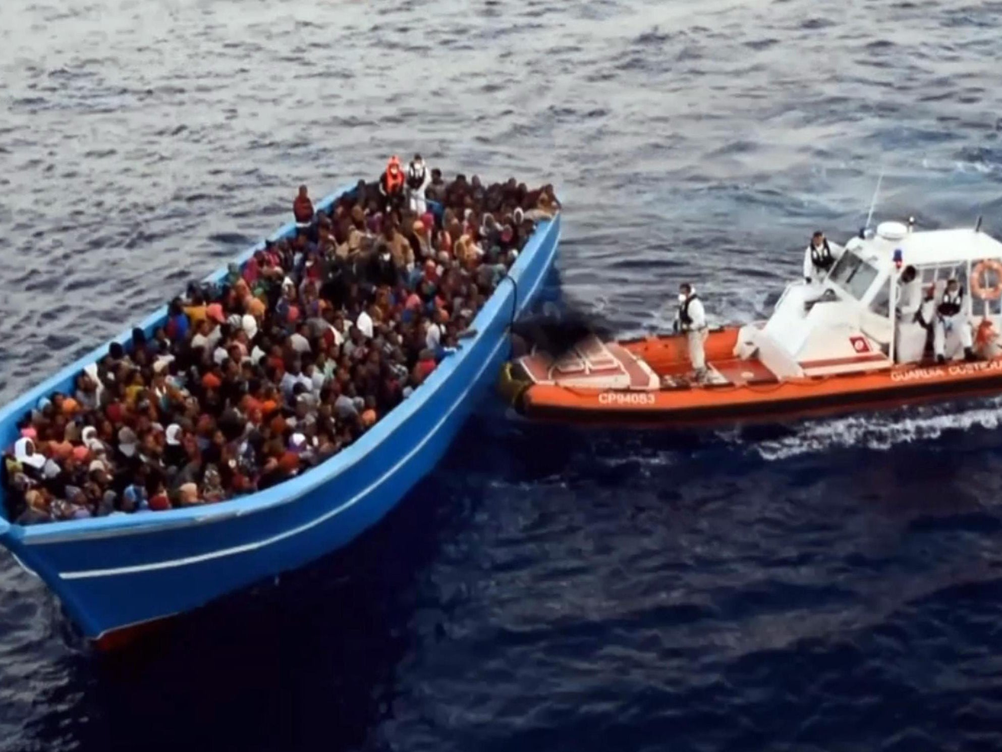 Around 4,700 migrants were rescued in different operation on Mediterranean