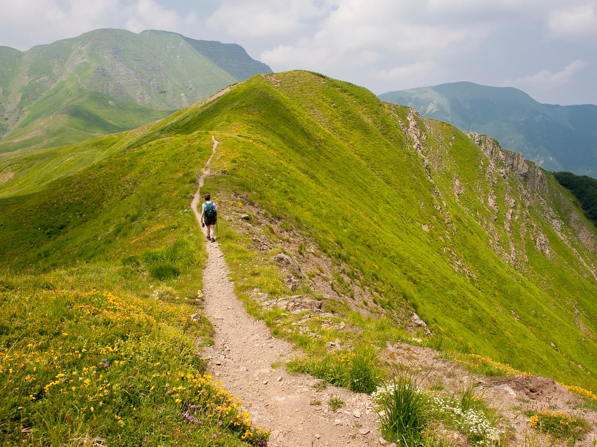 Footpath towards Corno alle Scale