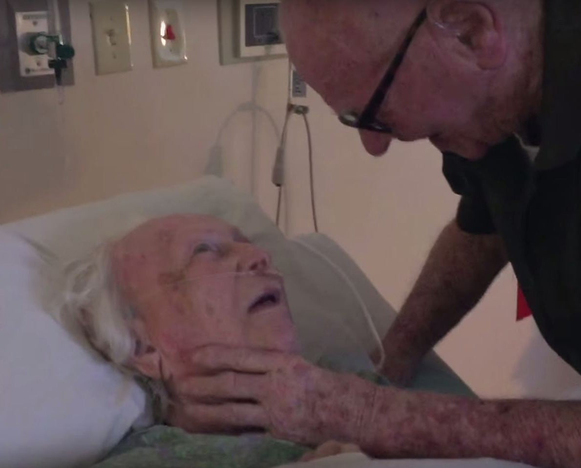 Husband serenades wife of 73 years as she lies on her deathbed The Independent The Independent