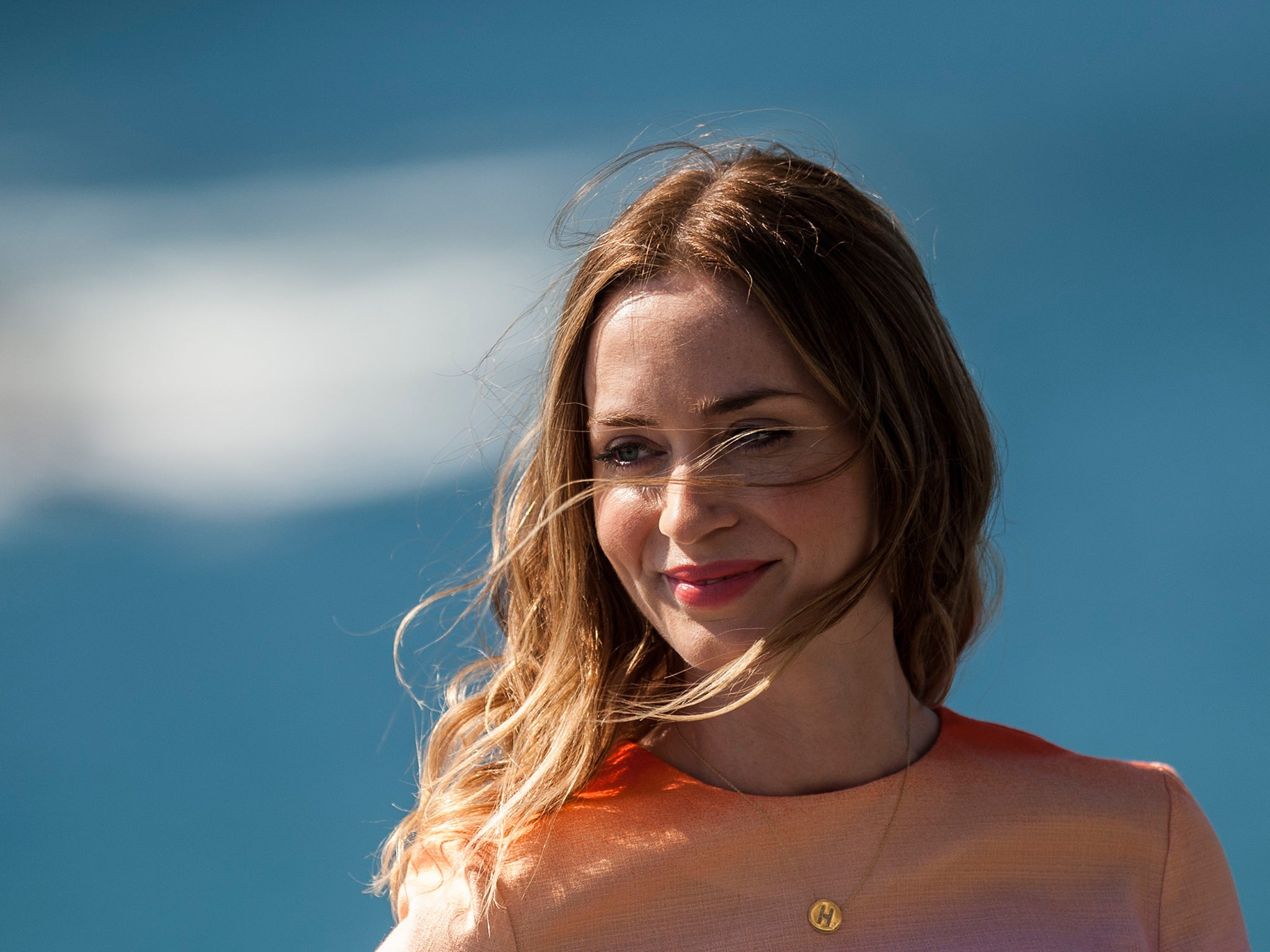 British actress Emily Blunt, poses for the media during a photocall to promote the film ''Sicarios'', at the 63rd San Sebastian Film Festival, San Sebastian, northern Spain