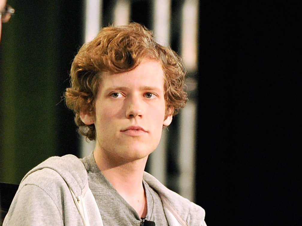 Christopher 'Moot' Poole, founder and former owner of 4chan speaks at TechCrunch Disrupt in New York in 2011