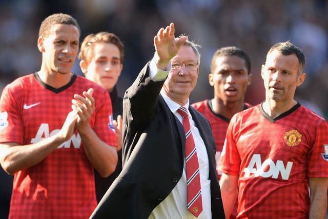Sir Alex Ferguson upon his retirement