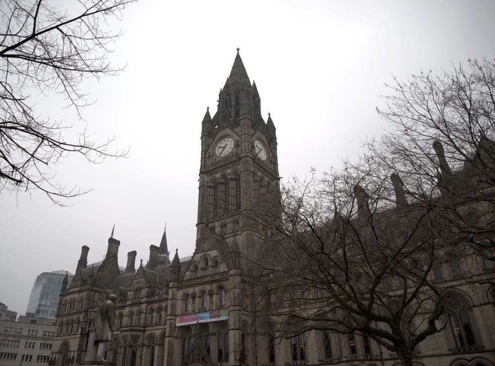 The incident happened at Manchester Town Hall