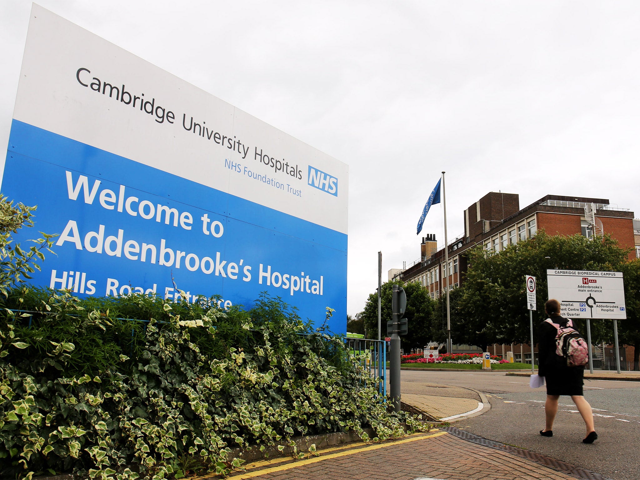 Addenbrooke’s Hospital in Cambridge was branded ‘inadequate’ by a Care Quality Commission report