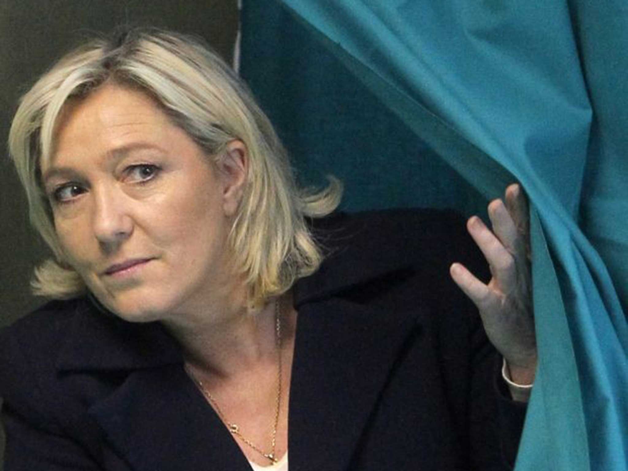Le Pen at a public event in September: she will face court for comments made five years ago
