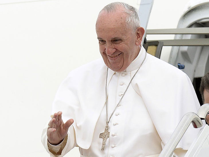 Pope Francis arrived in the US on 22 September for his first ever visit