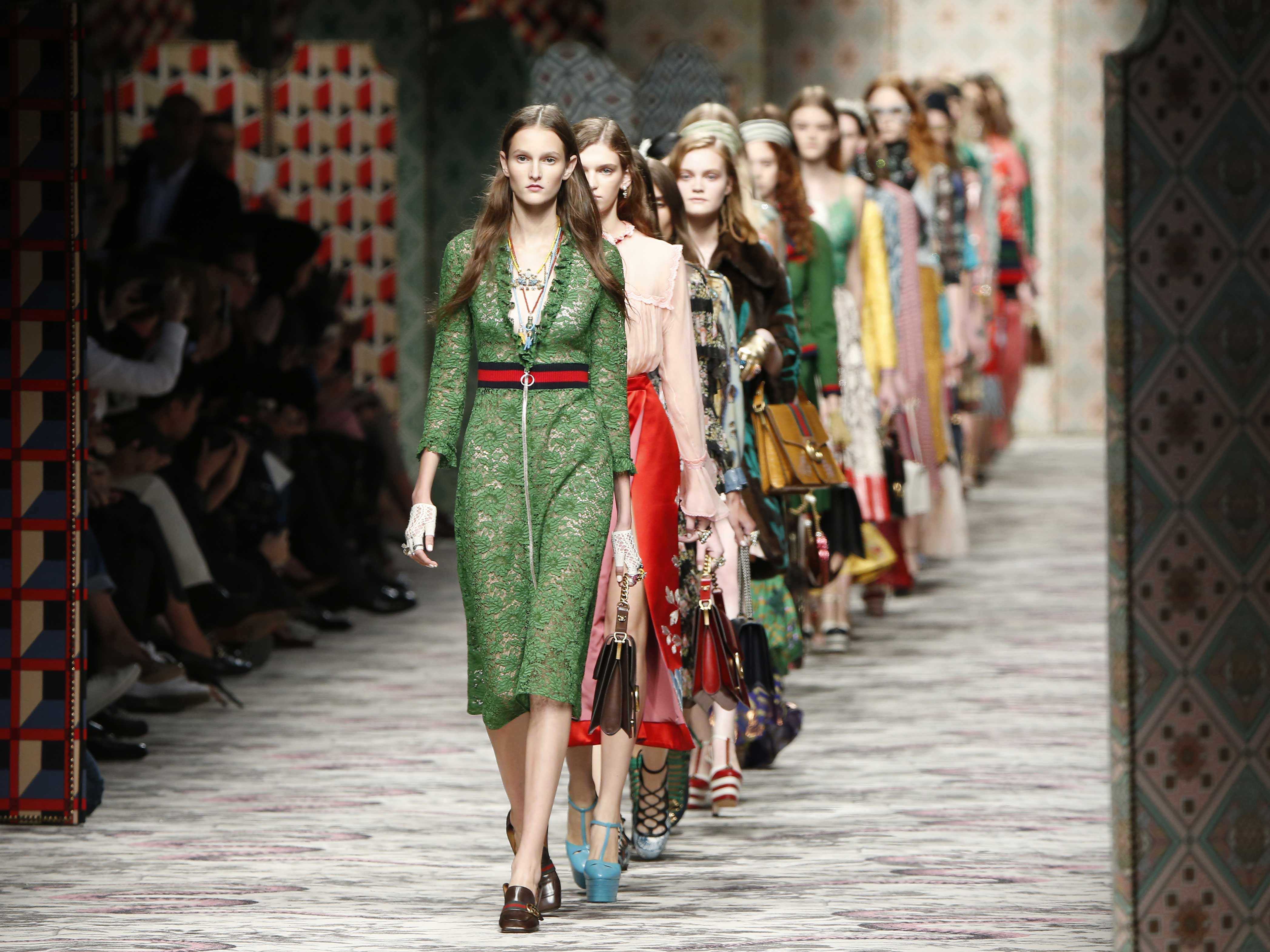 Afleiden helper fascisme Milan Fashion Week review: Gucci spring/summer 2015 | The Independent | The  Independent