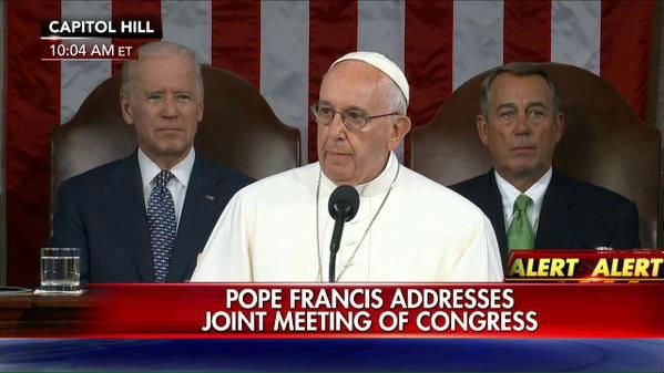 Pope Francis was the first pope to address the US Congress