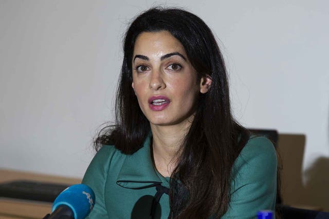 Mrs Clooney is acting pro-bono for the former president Mohamed Nasheed
