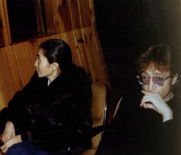 John Lennon and Yoko Ono spoke to the BBC