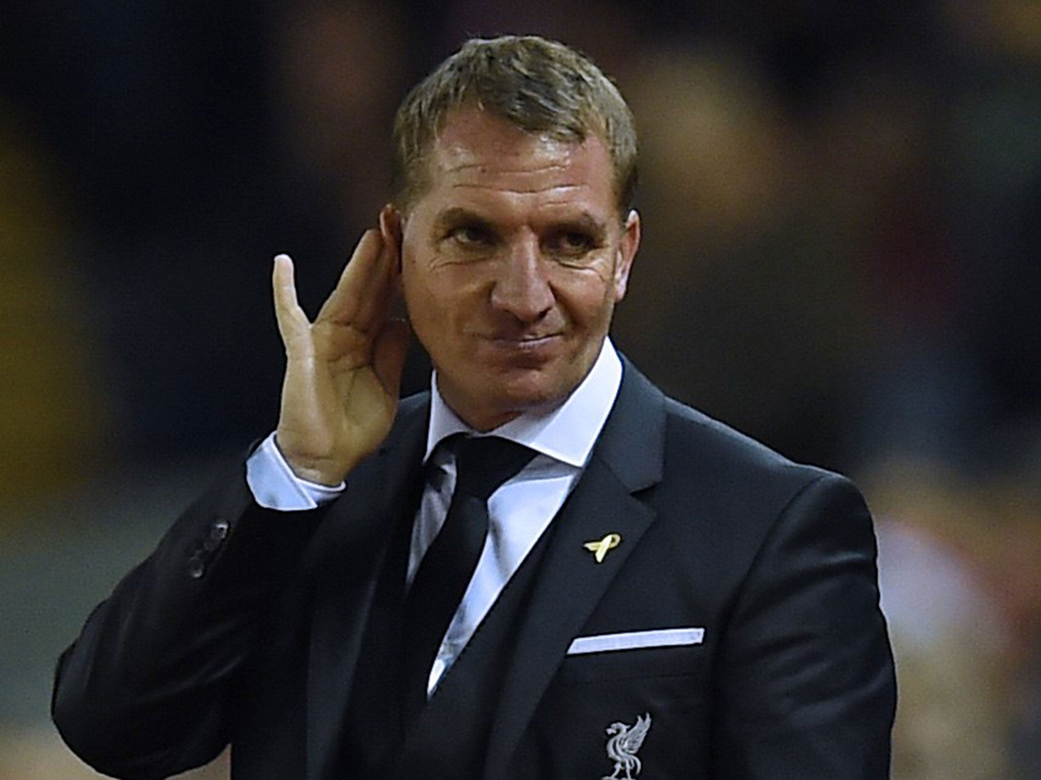 Former Liverpool manager Brendan Rodgers
