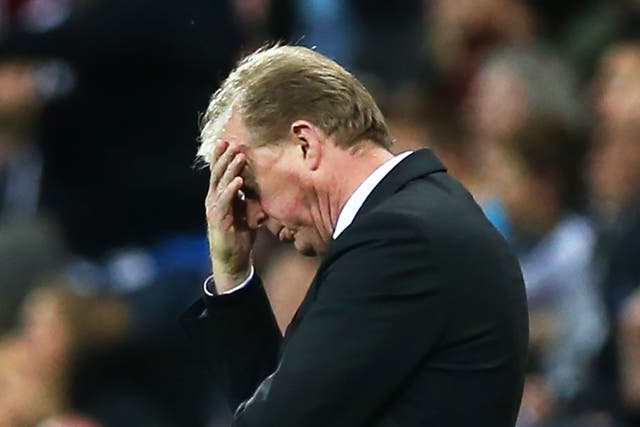 Steve McClaren’s side have won only one game all season – against Northampton in the Capital One Cup