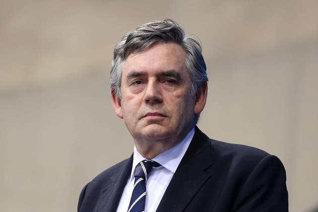 Wooden spoon: Gordon Brown wins an unenviable prize