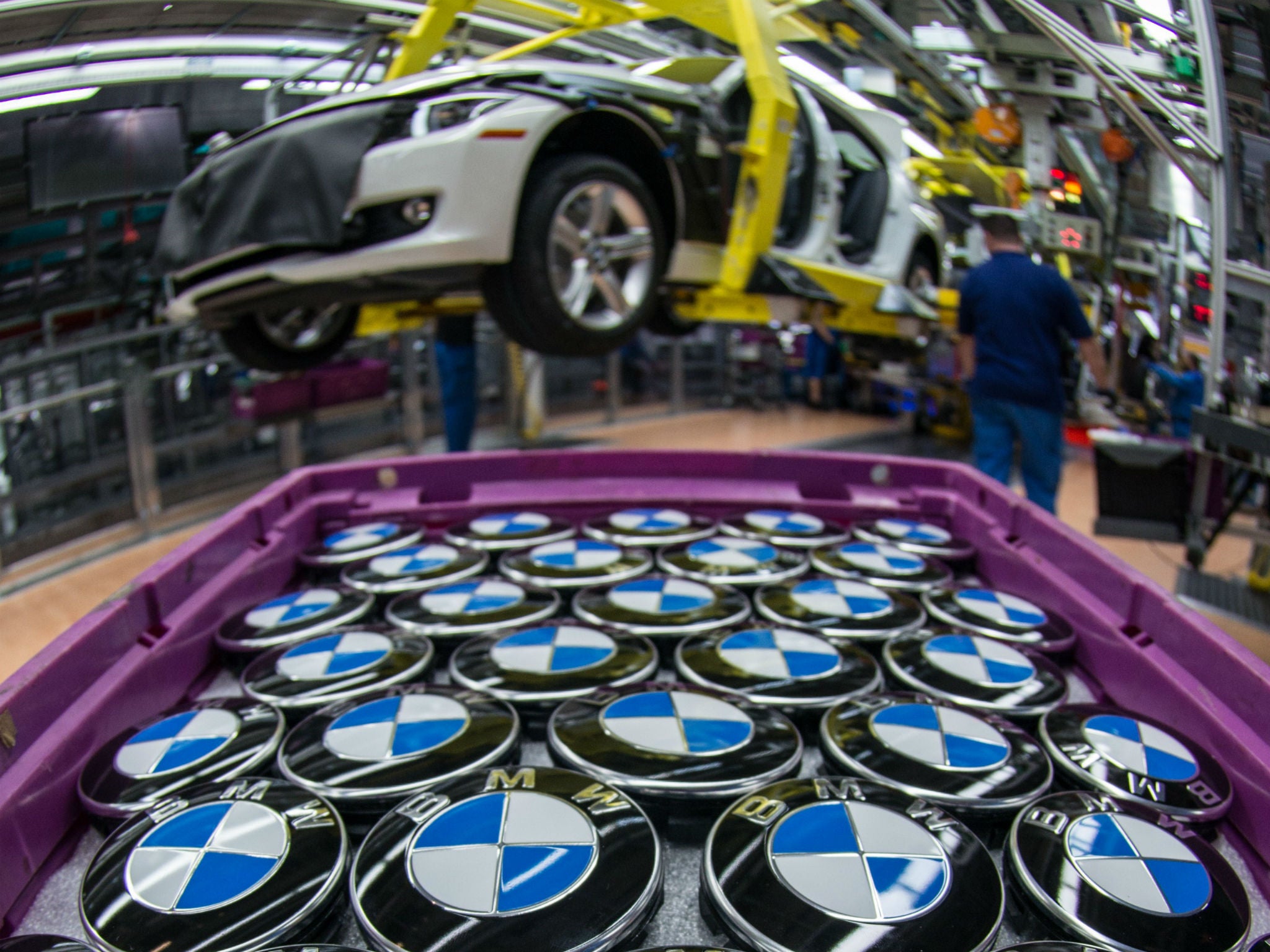 BMW shares fell by more than 5 per cent after magazine claims