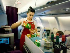 How to enjoy in-flight catering: Eat little and often and stay hydrated