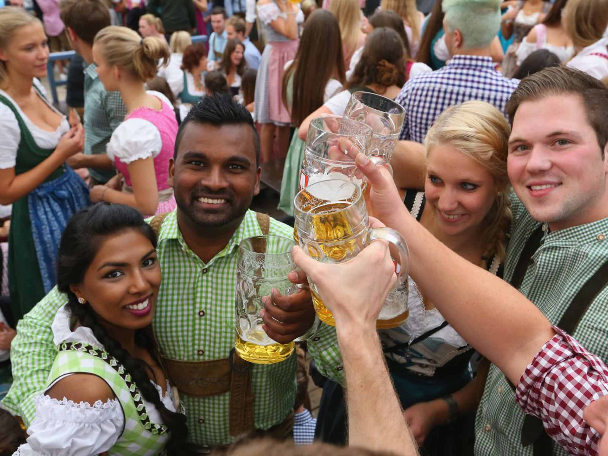 Fest foot forward: the dedication of Bavarians to their beer extends all the way to Munich airport