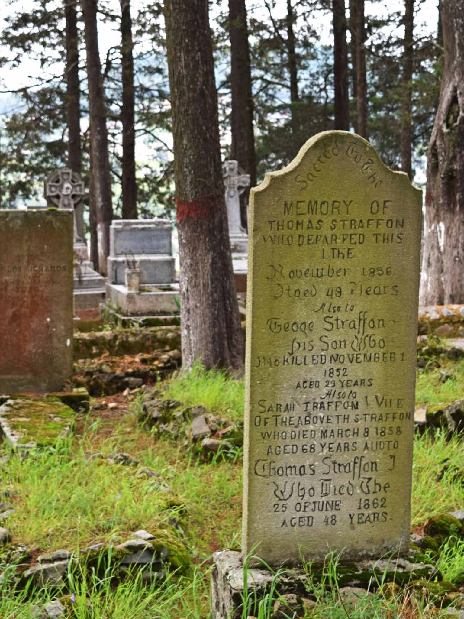 Silent witness: one of 750 graves at the Panteón Inglés, or English cemetery, in Pachuca