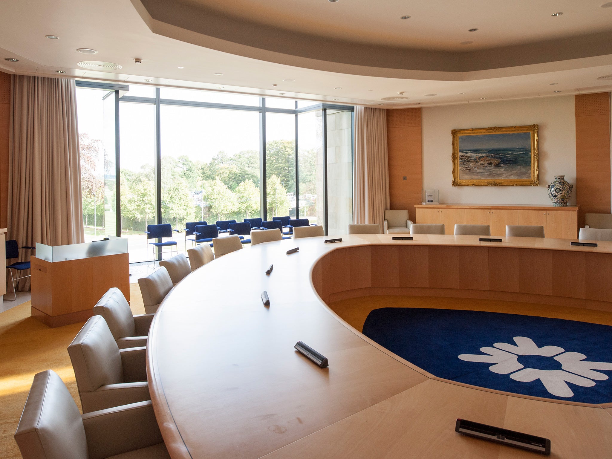 The RBS boardroom at Gogarburn, known as the ‘torture chamber’ during the Goodwin era