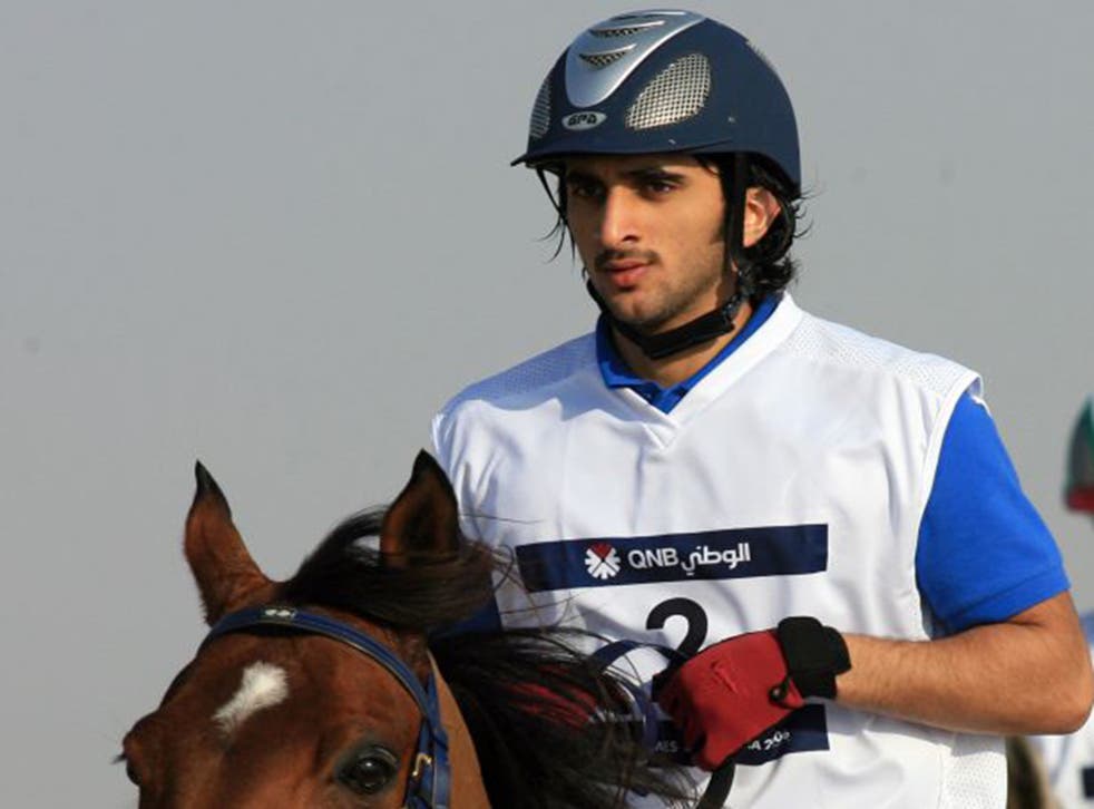 Sheikh Rashid Bin Mohammed al-Maktoum riding in 2006