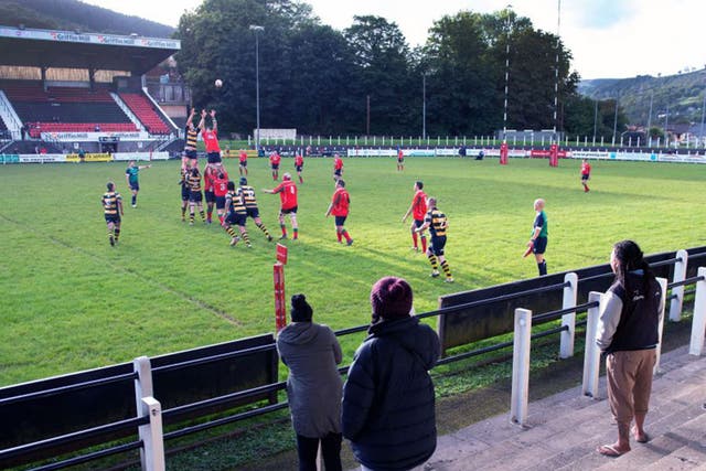 A game between Wales Police and Australia Police
