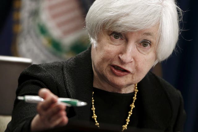 Janet Yellen, chair of the US Federal Reserve
