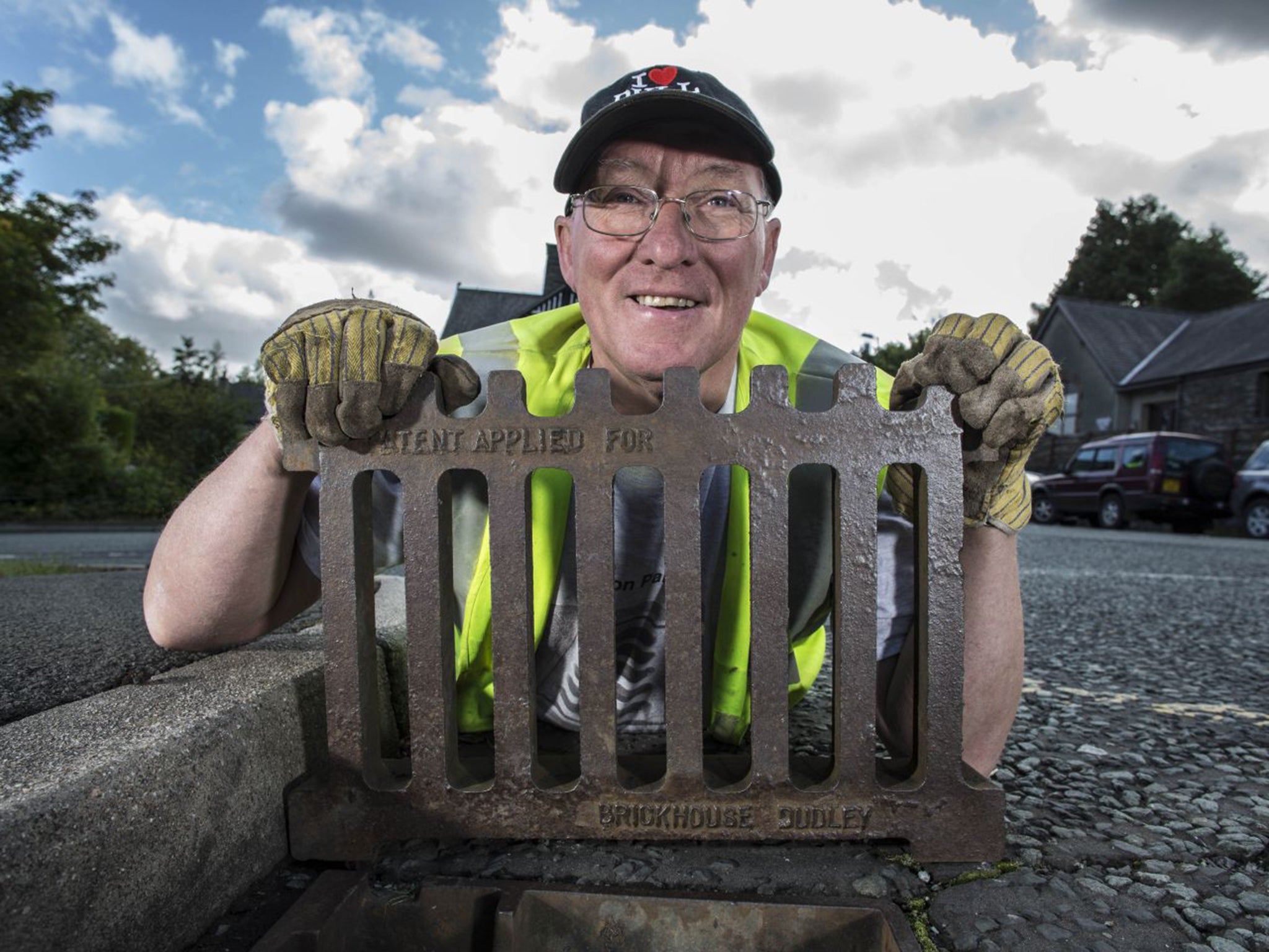 Archie Workman became a drainspotter after being given the task of inspecting grids by his parish council