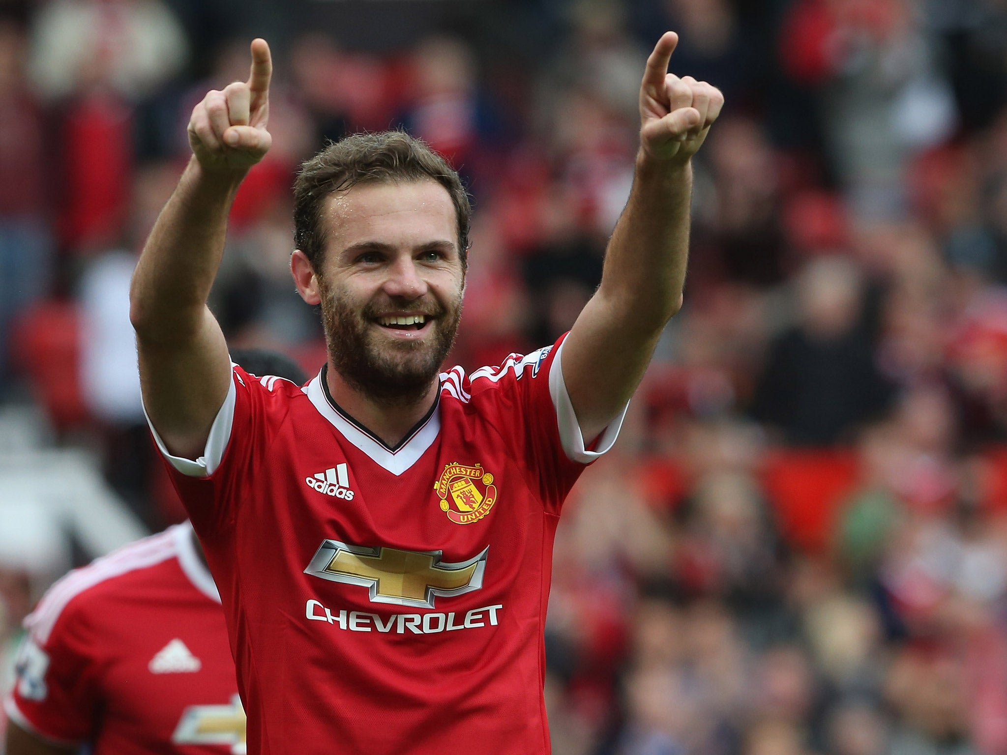 Manchester United playmaker Juan Mata