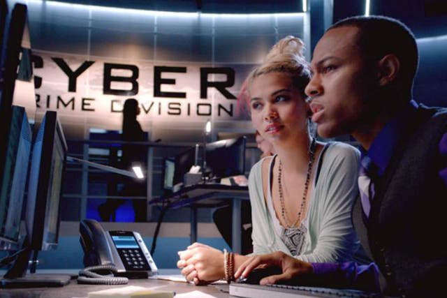 A scene from the new CSI: Cyber series
