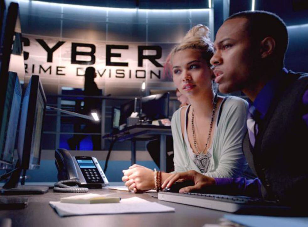 A scene from the new CSI: Cyber series