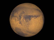 Acidic vapour on Mars is gradually eroding the planet