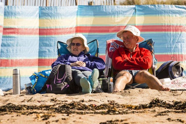 Bondi Beach? No, it's Thurlestone Beach, in Devon